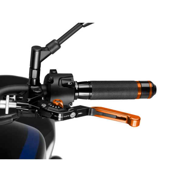 Puig Extendable Folding V3 Clutch (Orange Extender With Blue Selector) Orange